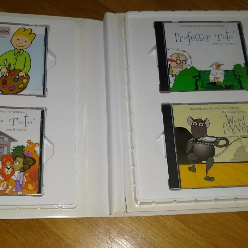 Sing and Learn French with Professor Toto by Francois Thibaut 2003 DVD/CD Kit